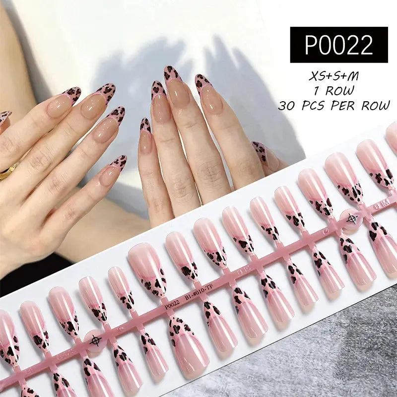 24Pcs/Set White French Press on Fake Nails Full Cover Artificial Wearable Nail Beauty Tips Naked French White False Nails Art Natalia Home Fashion   p04 Natalia Home Fashion