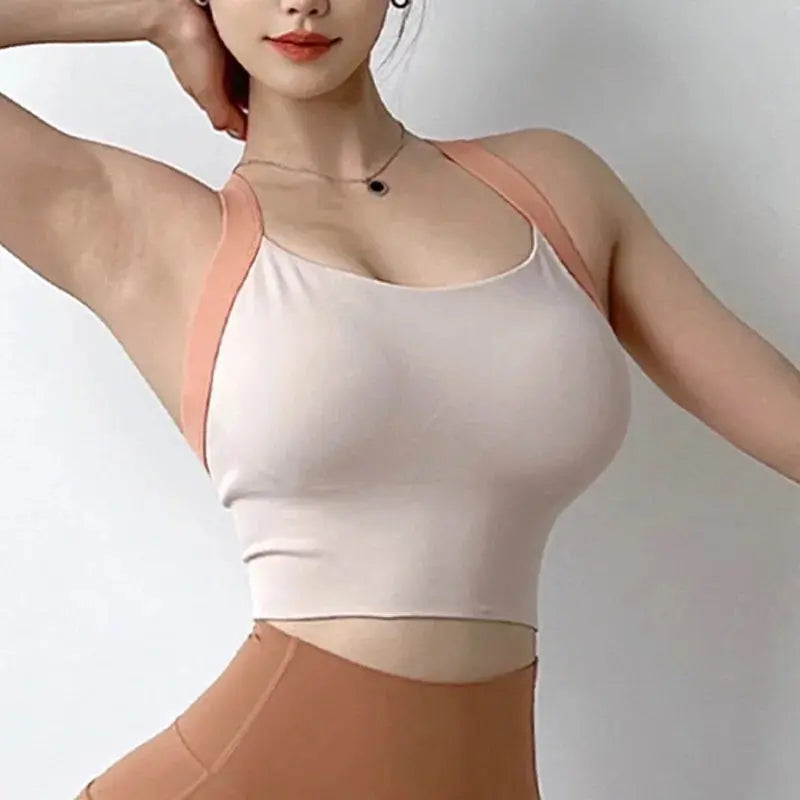 Sexy Back Sports Bra for Girl Workout Yoga Crop Top Women Fitness Underwear  Lady Vest Dancing Running Shirt Natalia Home Fashion    Natalia Home Fashion