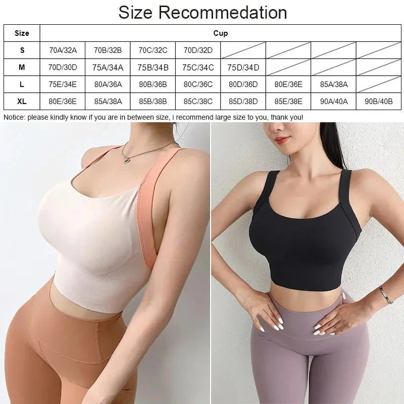 Sexy Back Sports Bra for Girl Workout Yoga Crop Top Women Fitness Underwear  Lady Vest Dancing Running Shirt Natalia Home Fashion    Natalia Home Fashion