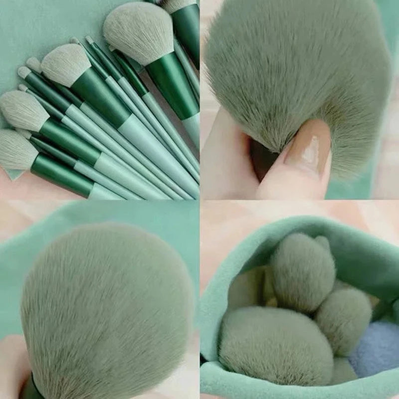 13Pcs Soft Fluffy Makeup Brushes Set for Cosmetics Foundation Blush Powder Eyeshadow Kabuki Blending Makeup Brush Beauty Tool Natalia Home Fashion    Natalia Home Fashion