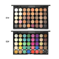 40 Colors Makeup Palette Eye Shadow Palettes Eyeshadow Pallet Multicolor Powder Natalia Home Fashion    Natalia Home Fashion