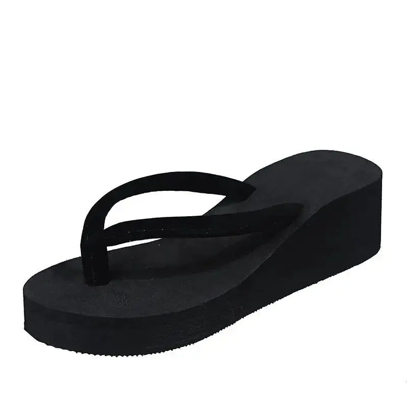 Slippers Summer Shoes Women Wedges Sandals Slides Beach Home Slippers Women Flip Flops Memory Foam Slippers Zapatos De Mujer Natalia Home Fashion   black-36 Natalia Home Fashion