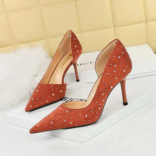 Stiletto High Heels Pointed Toe Pumps Party Wedding Shoes My Store