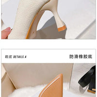 Toe Sequins Fine Heeled High Heels Elegant Sexy Ladies Sandals Wedding Shoes Banquet Shoes Women's Shoes My Store