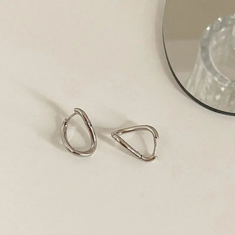 Trending Metal Geometry Stud Earring Fashion New Design Irregular Minimalist Earrings for Women Fashion Jewelry Gifts Natalia Home Fashion   e1384yin Natalia Home Fashion