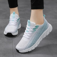 Women Flying Weave Breathable Soft Casual Sneakers Ladies Non-Slip Jogging Shoes Fashion Lightweight Running Shoes Natalia Home Fashion    Natalia Home Fashion