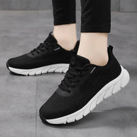 Women Flying Weave Breathable Soft Casual Sneakers Ladies Non-Slip Jogging Shoes Fashion Lightweight Running Shoes Natalia Home Fashion    Natalia Home Fashion