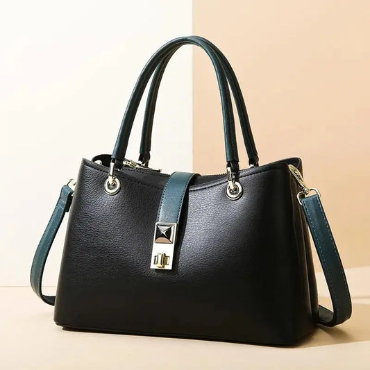 Women Leather Ladies Handbag Messenger Bag Shoulder Tote Bags With Purse Pocket Casual Crossbody Shoulder Bag My Store