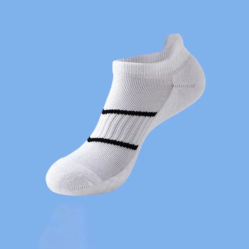 Women Running Socks Basketball Breathable Anti Slip Sport Cycling Walking Women Outdoor Sock Cotton Athletic No Sweat Sock Natalia Home Fashion   WHITE-One-size-fits-all Natalia Home Fashion