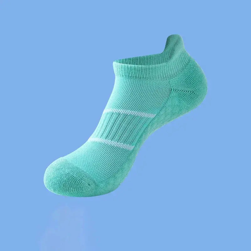 Women Running Socks Basketball Breathable Anti Slip Sport Cycling Walking Women Outdoor Sock Cotton Athletic No Sweat Sock Natalia Home Fashion   green-One-size-fits-all Natalia Home Fashion