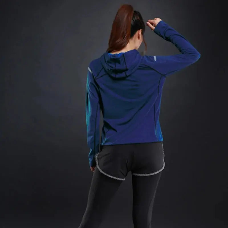 Women's Jacket Hoodies Long Sleeve T-shirts Running Training Clothes Quick Dry Breathable Sports T Shirt For Women Natalia Home Fashion    Natalia Home Fashion