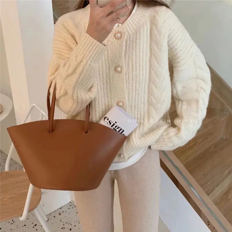 ladies sweater Long Sleeve knitwear Women jumpers clothes fashion Girls' knitted women knit cardigan My Store