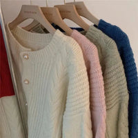 ladies sweater Long Sleeve knitwear Women jumpers clothes fashion Girls' knitted women knit cardigan My Store